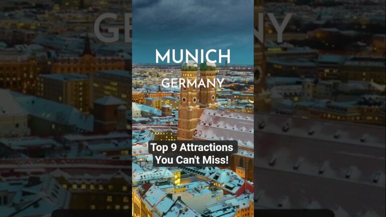 🇩🇪 9 Top Places to Visit in MUNICH | Munich Travel Guide