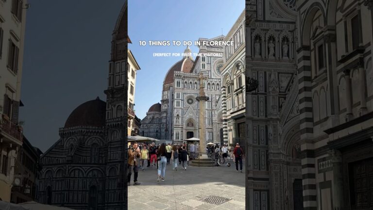 10 Things to do in Florence, Italy 🇮🇹✨
