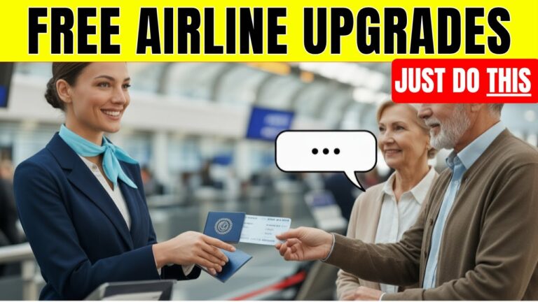 12 Secret Airline Upgrades for Seniors Flying After 60!