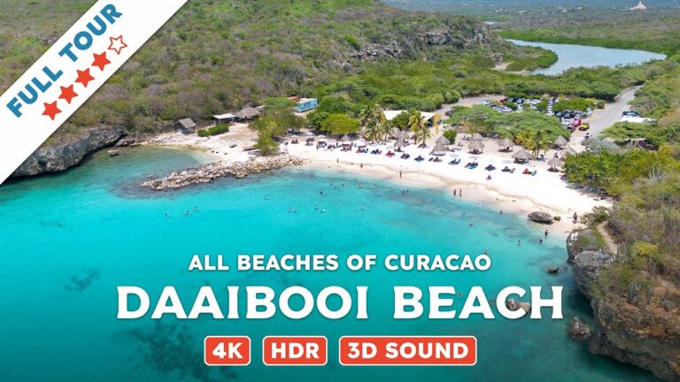 Daaibooi Beach, Curacao — Beach Walking Videos of ALL Beaches of Curacao (4K, HDR, 3D Sound)