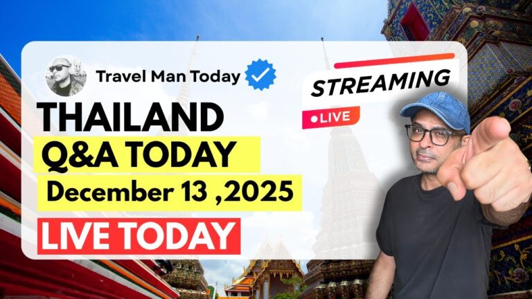 Thailand Immigration: 20,000 Baht Cash & DMK Rules Explained LIVE Dec 13, 2025 🔴
